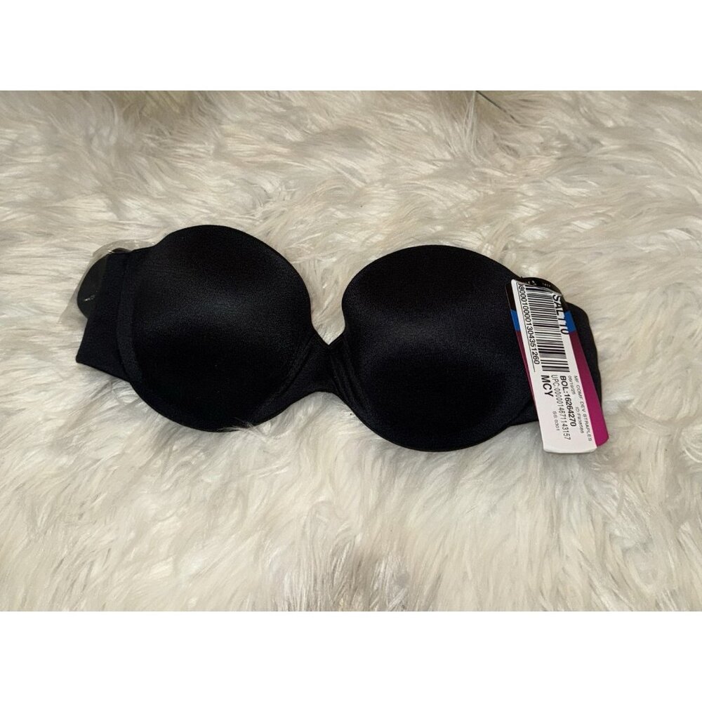 Maidenform Womens Custom Lift Strapless Underwire Bra Lined 34A 09417 Black New